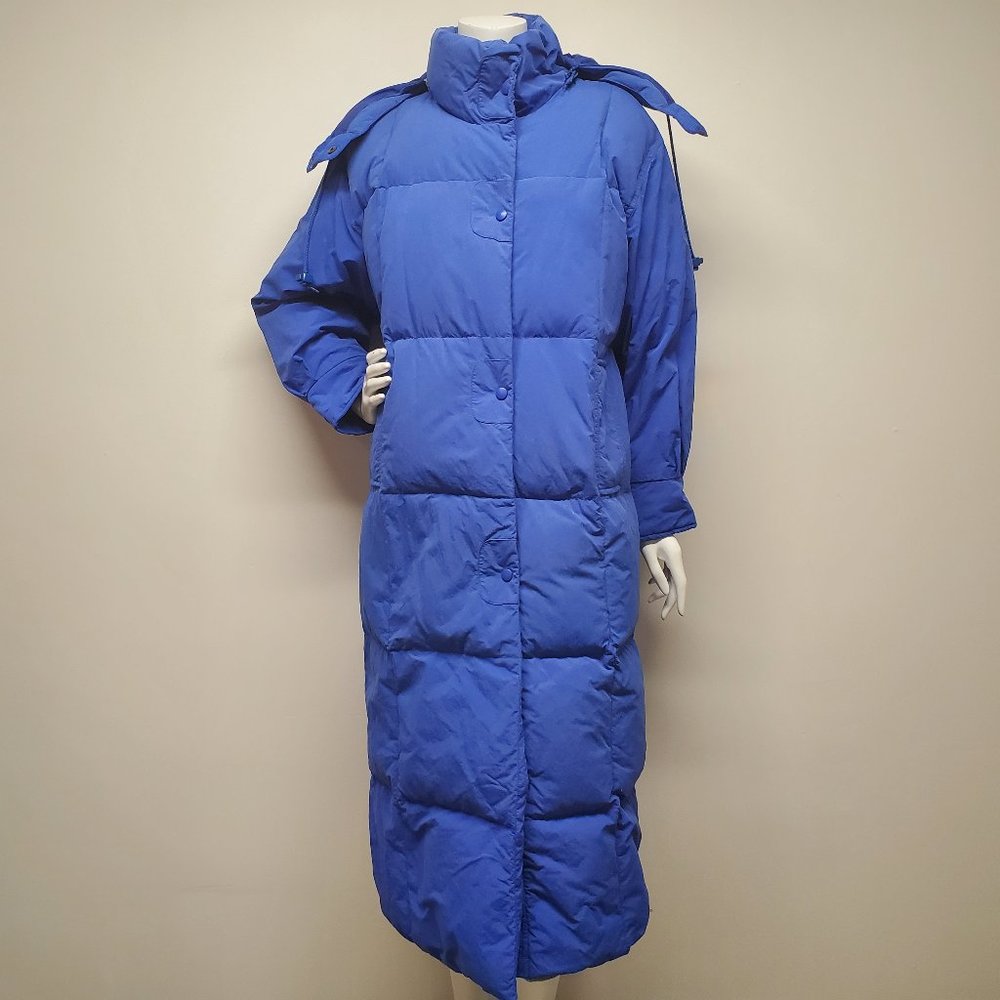 Eddie Bauer Vintage Down Commuter Puffer Coat Hood - Picture 2 of 13